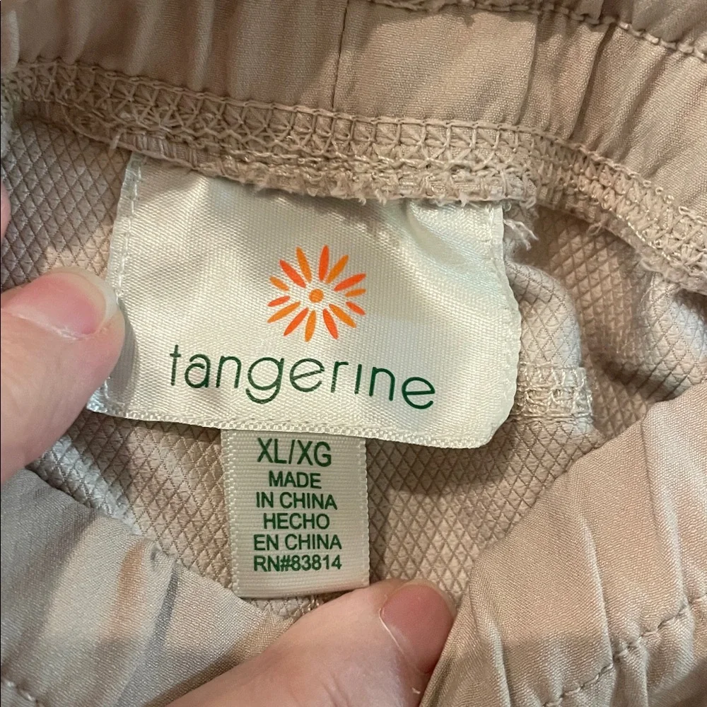 Tangerine Women's Beige Cargo Shorts - Picture 2 of 3